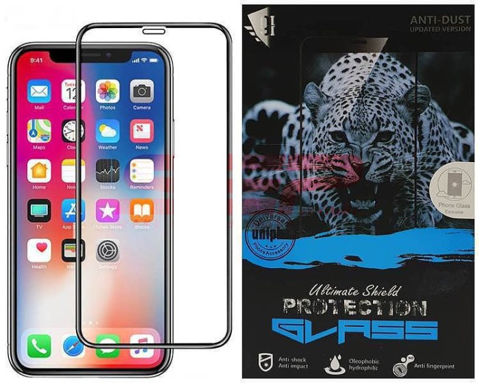 Geam protectie display sticla 6D FULL GLUE Apple iPhone 11 Pro BLACK