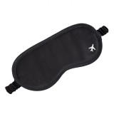 Masca Somn, Model Avion, Interior Catifelat, Culoare Negru, 20x9cm, Oem