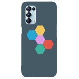 Husa compatibila cu Oppo A53 model RGB, Silicon, TPU, Viceversa, Transparent, Carcasa