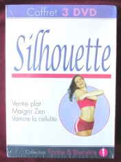 Pachet 3 DVD-uri: SILHOUETTE. Ventre plat *Maigrir Zen *Vaincre la cellulite / SILUETA. Abdomen plat * Slabit Zen * Invingerea celulitei. Nou in tipla