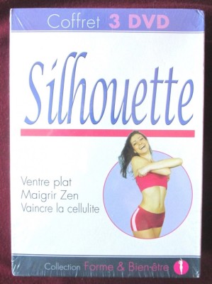 Pachet 3 DVD-uri: SILHOUETTE. Ventre plat *Maigrir Zen *Vaincre la cellulite / SILUETA. Abdomen plat * Slabit Zen * Invingerea celulitei. Nou in tipla foto
