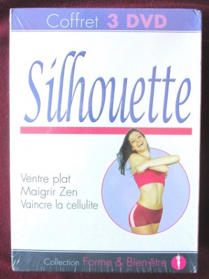 Pachet 3 DVD-uri: SILHOUETTE. Ventre plat * Maigrir Zen * Vaincre la cellulite foto