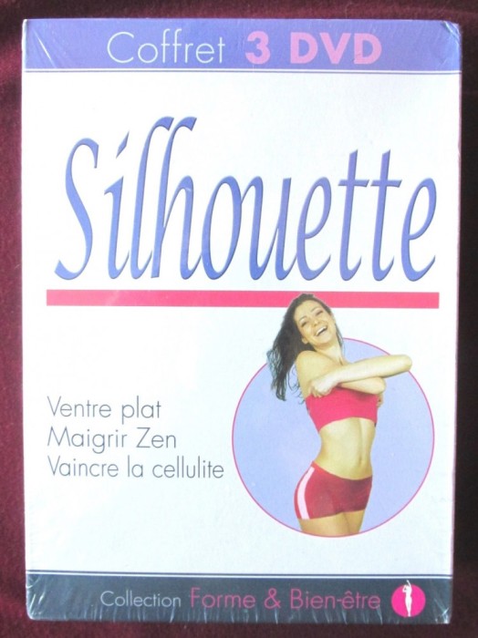 Pachet 3 DVD-uri: SILHOUETTE. Ventre plat * Maigrir Zen * Vaincre la cellulite