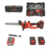 Mini fierastrau electric cu acumulator 21V, 2 baterii 4Ah, lama 12 inch