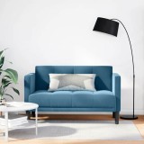 VidaXL Canapea loveseat, albastru, 111 cm, catifea 4100569