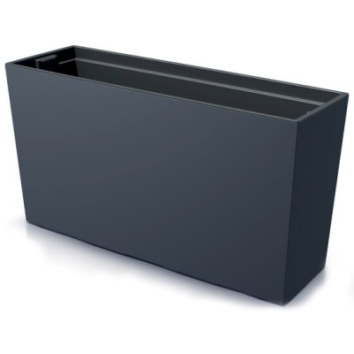 Jardiniera decorativa, antracit, 77x23.5x40.6 cm, 27 L, Urbi Case M foto