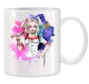 Cana alba personalizata cu Harley Quinn,, INOVATIX&reg;. 330ml, Oem