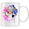 Cana alba personalizata cu Harley Quinn,, INOVATIX&reg;. 330ml
