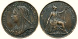 1895, 1 farthing - Victoria Alexandrina - Regatul Unit al Marii Britanii, Europa