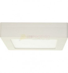 APLICA CU LED 12W PATRATA ALB CALD foto