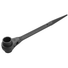Cheie tubulara dubla cu clichet 19x22 mm, Cr-V, Tolsen