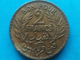 TUNISIA-2 FRANCS 1924