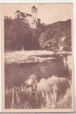 bnk cp Bran - Castelul - circulata 1954 - Libraria noastra foto