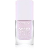 Catrice Sheer Beauties lac de unghii culoare 100 Lavender Whispers 10.5 ml