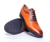 Pantofi barbati Francesco Ricotti ,piele naturala,culoare maro deschis, 40, 44