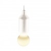 Veioza LED cu Baterii Home PLZ 1/WH, Comutator Snur, Alba, Portabila, Dulap, Boxa