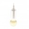 Lampa cu led, comutator cu snur, Home PLZ 1/WH, Alba, alimentare baterii