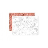 Set 2 Prosoape de Bucatarie 50x70 Rosia (Bumbac 100%)