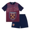 West Ham United pijamale de copii Text claret - 12/13 let