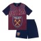 West Ham United pijamale de copii Text claret - 6/7 let