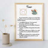 Cumpara ieftin PosterTablou Zodiac Taur