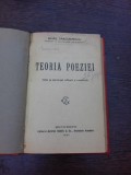 TEORIA POEZIEI - MIHAIL DRAGOMIRESCU