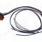 Conector M12 tată 5 pini 2A 60V IP67 drept cablu 0.5m LUTRONIC