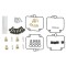 KIT REPARATIE CARBURATOR 4RIDE SUZUKI GSX-R 750 1990-1992