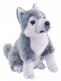 Caine de salvare cu sunet HUSKY - Jucarie Plus Wild Republic 14 cm