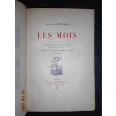 Comte A. de L&#039;ESTOILLE - LES MOIS (1896, prima editie, cu numeroase gravuri)