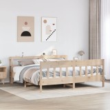 Cumpara ieftin Cadru de pat fără saltea, 180x200 cm, lemn masiv pin