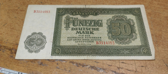 Bancnota 50 Deutsche Mark 1948 B3114953 #A5687HAN