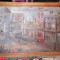 TABLOU VECHI PICTURA ULEI PE CARTON NESEMNAT APROX 72 X 52 CM