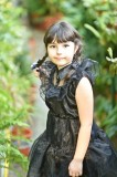 Rochie rochita Wednesday NOUA pentru 3 4 5, 6 7 8,9 10 11 ani