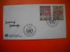 HOPCT PLIC FDC S NR 216 DREPTURILE OMULUI 1983 - ONU NATIUNILE UNITE- -BIROUL GENEVA ELVETIA