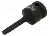 Cap tubulară Torx TX40 cu impact 67mm 1/2 Milwaukee