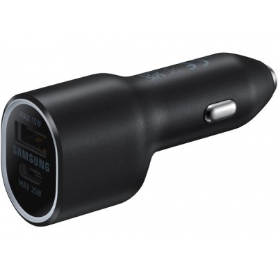 Incarcator Auto Samsung, 40W, 2A, 1 x USB-A - 1 x USB-C, Negru EP-L4020NBEGEU foto