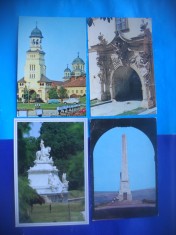 HOPCT LOT 2804 ALBA IULIA-JUD ALBA -4 CARTI POSTALE-NECIRCULATE