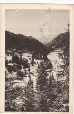 AMS - ILUSTRATA 1354, VEDERE DIN LACUL ROSU, cu perforari