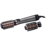Perie de uscare si stilizare Remington AS8901 HYDRAluxe, 1200W, Acoperire ceramica, Ionizare, Jet rece, 2 viteze, 3 temperaturi, Gri