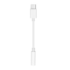 Adaptor Audio Tip C - Jack 3.5mm Cablu (Alb) foto