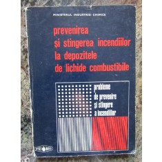 PREVENIREA SI STINGEREA INCENDIILOR LA DEPOZITELE DE LICHIDE COMBUSTIBILE