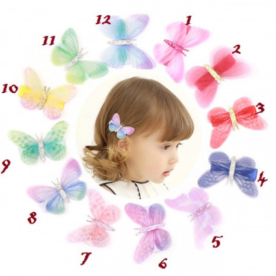 Clama pentru fetite - Fluturasi colorati (Model: 4) foto