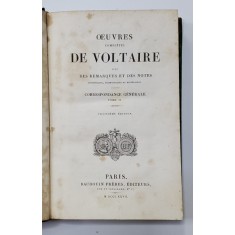 OEUVRES COMPLETES DE VOLTAIRE, TOME LXIII - PARIS, 1828