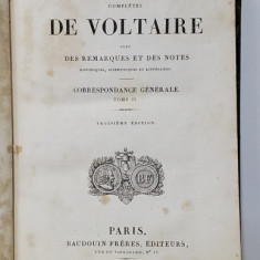 OEUVRES COMPLETES DE VOLTAIRE, TOME LXIII - PARIS, 1828