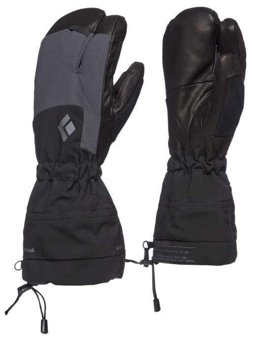 Manusi Black Diamond Soloist 3 Finger Negru - Gri