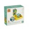 Jucarie Montessori Cuburi cu animale din jungla, Orange Tree Toys