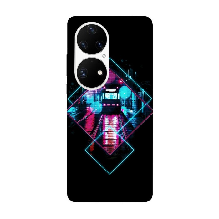 Husa compatibila cu Huawei Nova Y70 model Neon rail, Silicon, TPU, Viceversa