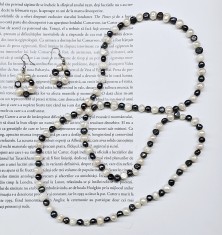 SET BIJUTERII: COLIER SI CERCEI CU PERLE DE CULTURA SI PERLE TAHITI