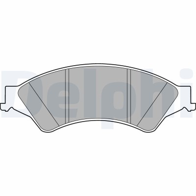DELPHI LP2484 set placute frana,frana disc foto